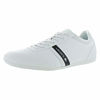 Picture of Lacoste Mens Storda 318 1 Leather Ortholite Casual Shoes B/W 11.5 Medium (D) White/Black - Size: 11.5 M US