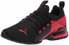 Picture of PUMA Axelion Black/High Risk Red - Size: 3.5 Little Kid