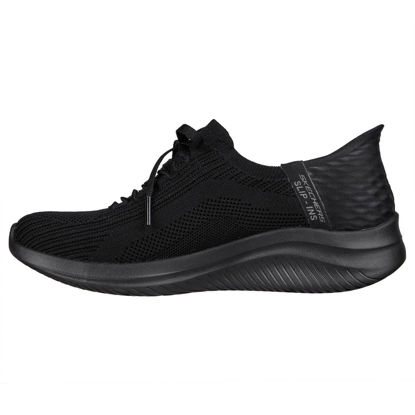 Picture of Skechers Sport Women's Women's Hands Free Slip-ins Ultra Flex 3.0-Brilliant Path Sneaker, Black/Black, 11 - Size: 11