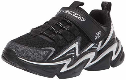 Picture of Skechers Kids Boy's WAVETRONIC Sneaker, Black/Silver, 1 Little Kid - Size: 1 Little Kid