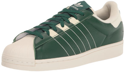 Picture of adidas Originals Men's Superstar Sneaker, Team Dark Green/Cream White/Cloud White, 9.5 - Size: 9.5