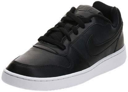 Picture of Nike Women's Ebernon Low Sneaker, Black/Black-White, 12 Regular US - Size: 12