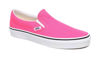 Picture of Vans Men's Classic Slip On, (Neon) Knockout Pink/True White, Size 4.5 - Size: 6 Women/4.5 Men