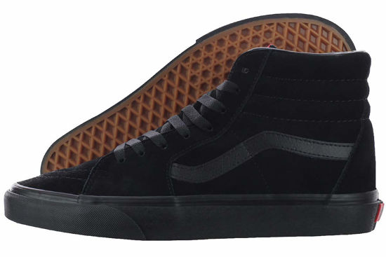 Picture of Vans, SK8-Hi Sneaker (Black Mono, 9.5 Men/11 Women) - Size: 11 Women/9.5 Men