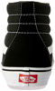 Picture of Vans Sk8-Hi Unisex Shoes Size 5, Color: Black/Black/White - Size: 6.5 Women/5 Men