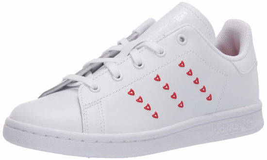 Picture of adidas Originals Stan Smith Sneaker, White/White/Lush Red, 6 US Unisex Big Kid - Size: 6 Big Kid