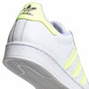 Picture of adidas Originals Women's Superstar Sneaker, White/Hi-Res Yellow/Matte Silver, 7.5 - Size: 7.5