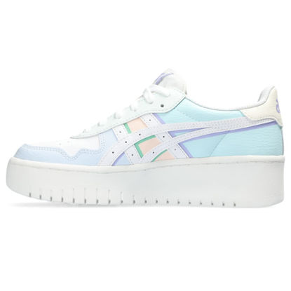 Picture of ASICS Women's Japan S PF Sportstyle Shoes, 9, White/Aquamarine - Size: 9