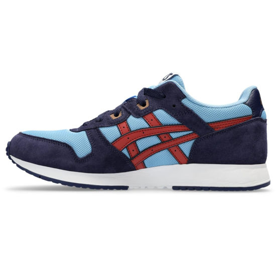 Picture of ASICS Men's Lyte Classic Sportstyle Shoes, 12, Harbor Blue/Burnt RED - Size: 12