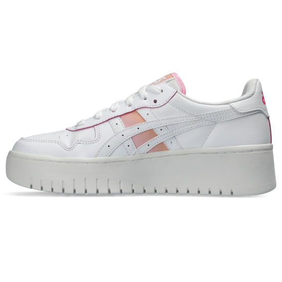 Picture of ASICS Women's Japan S PF Sportstyle Sneaker, 8.5, White/Lotus Pink - Size: 8.5