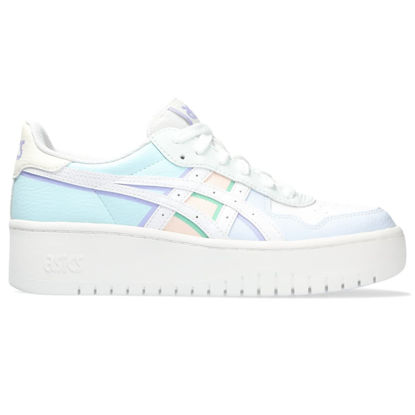 Picture of ASICS Women's Japan S PF Sportstyle Shoes, 5.5, White/Aquamarine - Size: 5.5