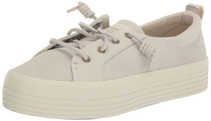 Picture of Sperry Women's Crest Vibe Platform Sneaker, White Snake, 5 - Size: 5