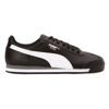 Picture of PUMA Mens Roma Sneaker, Basic black-white-PUMA Mens silver, 9 - Size: 9