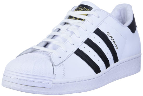 Picture of adidas Originals mens Super Star Fashion Sneaker, White/Core Black/White1, 11 US - Size: 11