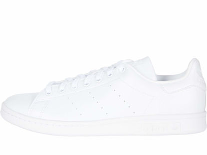 Picture of adidas Men's Stan Smith Originals Sneakers, Cloud White/Cloud White/Core Black, Size 7 - Size: 7