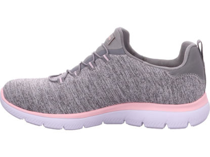 Picture of Skechers womens Summit - Quick Getaway Sneaker, Grey/Light Pink, 9.5 US - Size: 9.5