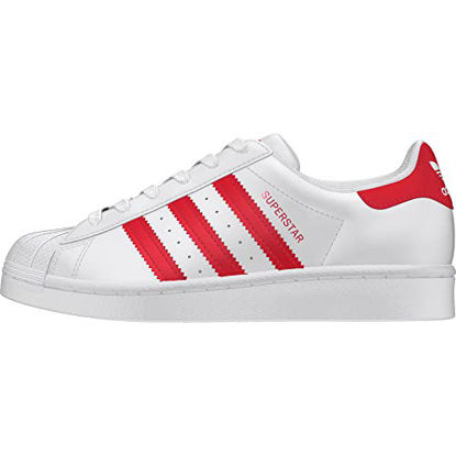 Picture of adidas Originals Superstar Sneaker, White/Scarlet/White, 6 US Unisex Big Kid - Size: 6 Big Kid