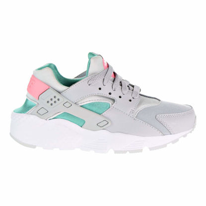 Picture of Nike Huarache Run Big Kids' Shoes Wolf Grey/Sunset Pulse 654275-034 (4.5 M US) - Size: 4.5 Big Kid