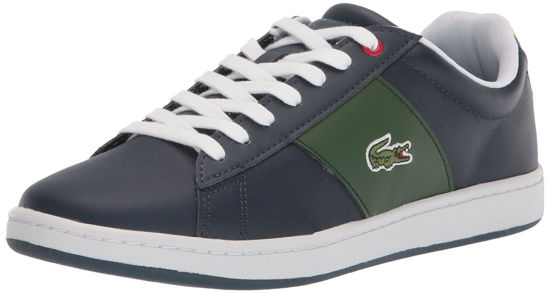 Picture of Lacoste Men's Carnaby Sneaker, NVY/GRN, 10 - Size: 10