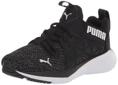 Picture of PUMA Softride Enzo NXT Knit PS (Little Kid) Black White 1.5 Little Kid M - Size: 1.5 Little Kid