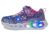 Picture of Skechers Kids Girls Infinite Heart Lights-Fresh Sneaker, Purple/Pink, 4 Big Kid - Size: 4 Big Kid