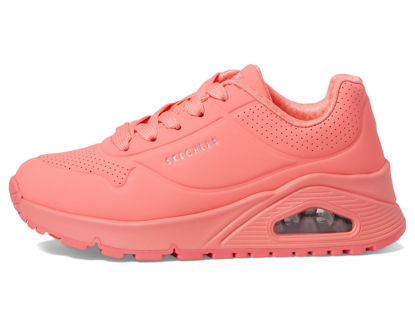 Picture of Skechers Kids Girls Uno Gen1-Neon Glow Sneaker, Coral, 3.5 Big Kid - Size: 3.5 Big Kid