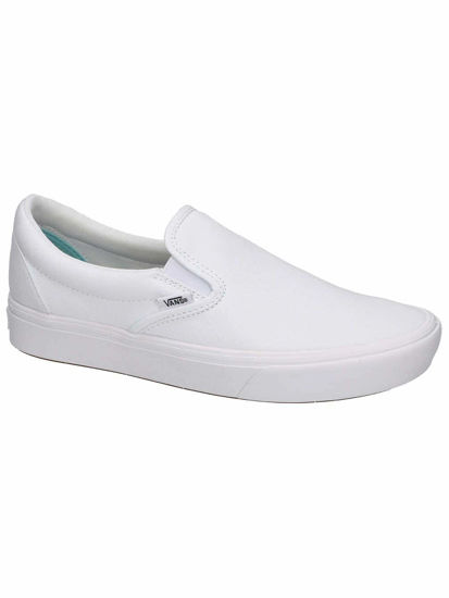 Picture of Vans ComfyCush Slip-On (Classic) True White/True White Men's 4.5, Women's 6 - Size: 6 Women/4.5 Men