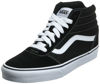 Picture of Vans Women's Ward Hi Suede/Canvas Top Trainers, Black/White, 8 - Size: 8