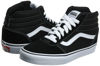 Picture of Vans Women's Ward Hi Suede/Canvas Top Trainers, Black/White, 8 - Size: 8