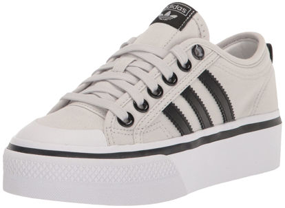 Picture of adidas Originals Women's Nizza Platform Sneaker, Grey One/Black/White, 11 - Size: 11