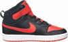 Picture of Nike Court Borough Mid 2 (Little Kid) Black/University Red/White 2 Little Kid M - Size: 2 Little Kid