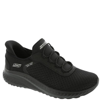 Picture of Skechers Women's Hands Free Slip-ins Bobs Squad Chaos-in Color Sneaker, Black/Black, 8 - Size: 8