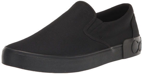 Picture of Calvin Klein Men's RYOR Sneaker, Black/Black Canvas 002, 7 - Size: 7