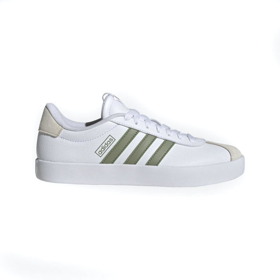 Picture of adidas Women's VL Court 3.0 Sneaker, White/Tent Green/Alumina, 11 - Size: 11