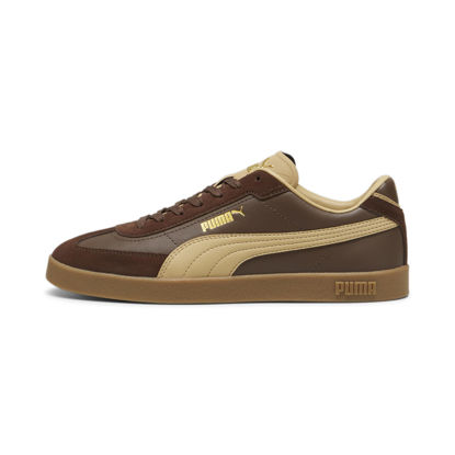 Picture of PUMA Men's Club II Era Sneaker, Espresso Brown-Sand Dune Gold, 13 - Size: 13