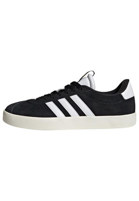 Picture of adidas Women's Vl Court Sneaker, Core Black Cloud White Gold Metallic, 7.5 UK - Size: 9