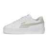 Picture of PUMA Puma Women's Smash Platform V3 Sneaker (Puma White/Pristine/Gold, us_Footwear_Size_System, Adult, Women, Numeric, Medium, Numeric_9) - Size: 9