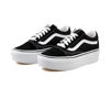 Picture of Vans UA Old Skool Stackform Suede/Canvas Black, Men US Size 5 - Size: 6.5 Women/5 Men