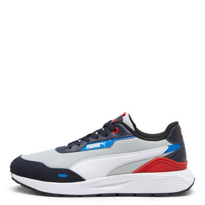 Picture of PUMA Men's Runtamed Plus Sneaker, Cool Light Gray White-New Navy, 9.5 - Size: 9.5