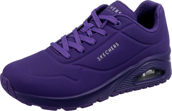 Picture of Skechers Women's Uno-Night Shades Sneaker, Purple, 11 - Size: 11