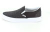 Picture of Vans Mens Suede Checkers Slip-On Black Sneaker - 8.5 - Size: 10 Women/8.5 Men