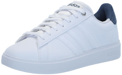 Picture of adidas Women's Grand Court 2.0 Sneaker, White/White/Preloved Ink, 6.5 - Size: 6.5