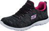 Picture of Skechers Women's Summits-Quick Getaway Sneaker, Black/Pink, 5.5 M US - Size: 5.5