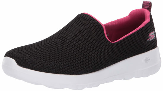 Picture of Skechers Women's GO Walk JOY-15637 Sneaker, Black/hot Pink, 8 M US - Size: 8