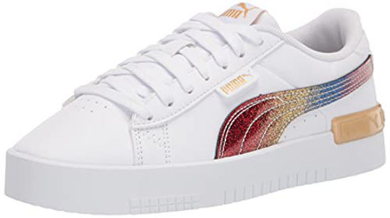 Picture of PUMA Jada Sneaker, White Team Gold, 1 US Unisex Little Kid - Size: 1 Little Kid