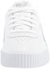 Picture of PUMA Carina Leather Prismatic Sneaker White Silver, 1.5 US Unisex Little Kid - Size: 1.5 Little Kid