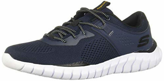 Picture of Skechers - Mens Overhaul - Shoes, Size: 8.5 M US, Color: Navy/Black - Size: 8.5