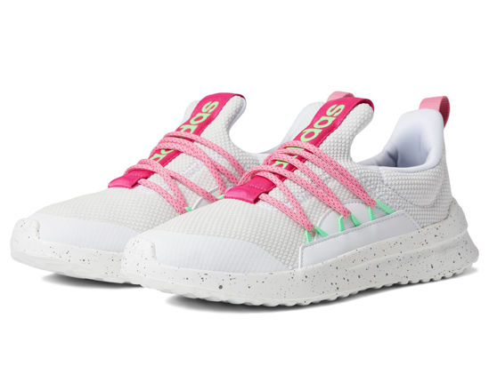 Picture of adidas Girl's Lite Racer Adapt 5.0 (Little Kid/Big Kid) White/Grey One/Bliss Pink 3 Little Kid M - Size: 3 Little Kid