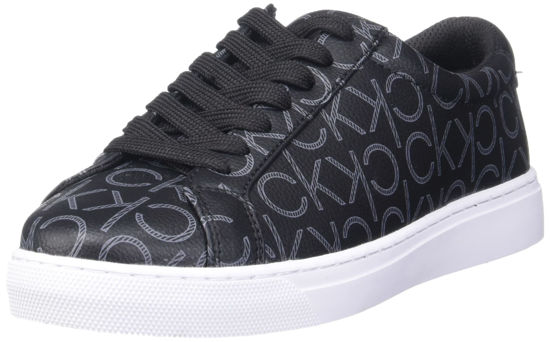 Picture of Calvin Klein Women's Gules Sneaker, Black 002, 9.5 - Size: 9.5