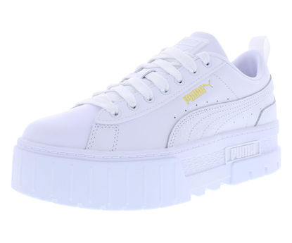 Picture of PUMA Women's Mayze Classic Sneakers, White, 5.5 Medium US - Size: 5.5